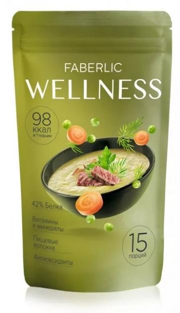 Сухой белковый суп Wellness со вкусом «Гороховый с копченостями»